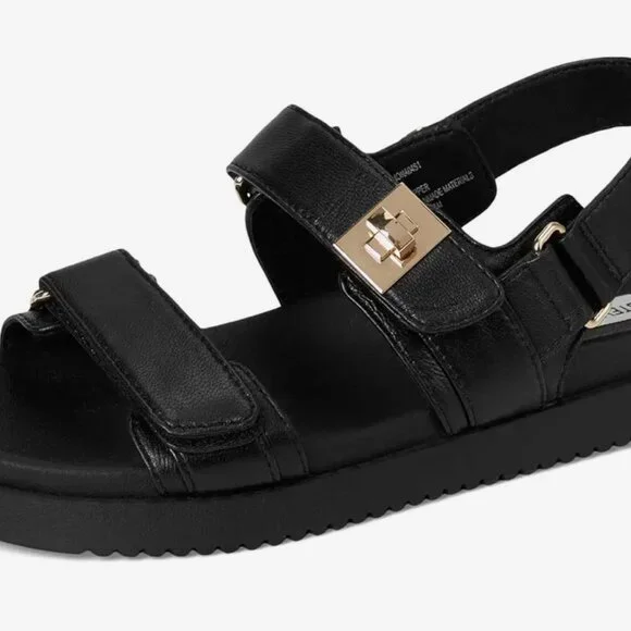 NWOT- Steve Madden Women's Mona Sandal Black - Size 8 - Picture 4 of 5